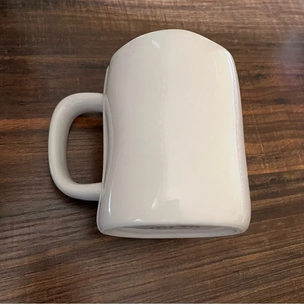 Rae Dunn Artisan Collection by Magenta GIRL BOSS White with Black Ceramic Mug